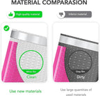 Fuxury Bubble Mailer 8.5x12 Inch 250 Pack Self-Seal Adhesive Padded Envelopes Bulk, Water Resistant Padded Mailers for Mailing,Packaging,Small Business,Shipping, Hot Pink #2