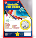 Hygloss Metallic Cardstock Sheets – 100 Matte Silver Sheets, 8.5” x 11” - Sturdy 10 pt. – Metallic Foil Board Paper for Crafts, Scrapbooking, Posters & Decorations