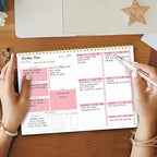 Weekly Planner Notepad Undated Weekly Goals Schedule Planner To Do List Notebook Planning Pad Calendars Organizers Habit Tracker Journal for Man & Women,52 Weeks (8.5x12")