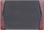 Dacasso Burgundy Leather 25.5" x 17.25" Side Rails Desk Pad