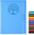 Biuwory Lined Journal Notebook for Women Men,256 Pages A4 Large Hardcover Leather Journals for Writing,Travel,Business,Work,School,College Ruled Notebooks for Note Taking, Diary Notepad 8.6"×11"