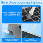 Keyboard Cleaning Kit Laptop Cleaner, 32-in-1 Computer Screen Cleaning Brush Tool, Multi-Function PC Electronic Cleaner Kit Spray for iPad iPhone Pro, Earbuds, Airpods, Camera Lens, Monitor (White)