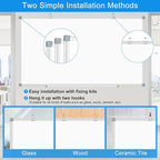 White Board Dry Erase Whiteboard for Wall 48" x 36" Aluminum Presentation Magnetic Whiteboards with Long Pen Tray, 12 Magnets, 3 Markers & 1 Eraser