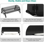 YEASHEIN Adjustable Foot Rest for Under Desk at Work, Ergonomic Under Desk Footrest with 6 Positions, Foot Stools for Under Office Desk Chair, Leg Rest for Home, Car, Computer, Gaming Accessories