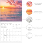 Graphique 2026 Sunsets Wall Calendar | 12” x 12” | Thick Paper | Home & Office Organizer | Large Monthly Grid | 3 Languages & Marked Holidays | 4 Month Preview Page for 2027