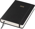 Wykeham's Executive 2026 Daily Journal Planner – US Public Holidays & Format – Customization Available (Black, 8.5"×5.5")