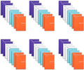 Mintra Office Steno Books (Poly Pastel Cover 8pk, 48pk Case (6-8pks))