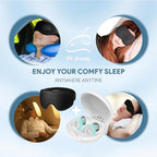 Silicone Ear Plugs for Sleeping – 27 dB Noise Reduction, Reusable Soft Earplugs for Side Sleepers + Bonus 3D Blackout Sleep Mask for Travel, Snoring & Migraine Relief