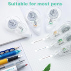 M&G White Correction Tape, Easy to use applicator for Instant Corrections, 39.37 Ft/Pack,for Office (6 Pack, 12M/472"x 0.2")
