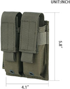 EXCELLENT ELITE SPANKER Molle Single/Double Pistol Mag Pouch Tactical Magazine Pouch Tool Organizer Holder