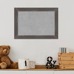 Amanti Art Grey Framed Magnetic Board 15x21 Small Vision Board for use with Magnets, 100% Metal Sheet to Display Items as Office Decor or for Home Organization in mudroom, Kitchen or Kids Room