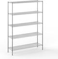 Regal Altair 18" Deep x 60" Wide x 86" Height Wire Shelving Kit | 5-Tier | NSF Commercial Storage Rack Unit