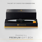 Cross ATX Refillable Rollerball Pen Presented in a Luxury Gift Box - Medium Point, Black Ink, Basalt Black