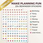 CRANBURY Large Print Wall Calendar 2026, 12x23" Open, 12 Months Floral Designs, Use Jan to Dec 2026, Big Numbers, Big Grid, Low Vision Calendar, Non-Glossy Paper for Easy Writing, Includes Planner Stickers