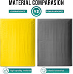 Levex - #0 6" x 10" [5 Pack] Yellow Poly Bubble Mailers, Padded Envelope Mailers, Packing Envelope & Mailing Bags for Shipping