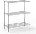 Regal Altair 21" Deep x 48" Wide x 54" Height Wire Shelving Kit | 3-Tier | NSF Commercial Storage Rack Unit