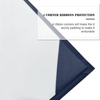 Diploma Cover 8.5” x11” Diploma Holder of Graduation Leatherette Padded Certificate（Tent Style