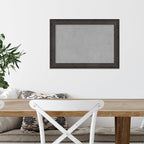 Amanti Art Black Framed Magnetic Board 15x21 Small Vision Board for use with Magnets, 100% Metal Sheet to Display Items as Office Decor or for Home Organization in mudroom, Kitchen or Kids Room