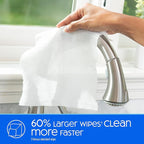 Nice 'N Clean Disinfecting Surface Wipes 72ct | Cleans & Disinfects Home & Kitchen Surfaces | Lemon Scent