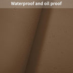 Zinkooat Table Pads for Dining Room Table for Dining Room Table - Can Be Used On Both Sides Waterproof and Easy to Clean Good Flatness Used for Dining Table(Mud Color+Champagne Gold 46x72)
