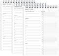 3 Pcs 24 Hour Daily Planner - To Do List for Work & Personal Life, Everyday Productivity Planner, Daily Schedule, 6.5 x 9.8