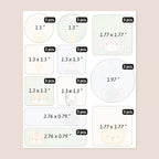 Large Name Labels for Kids (33) - Custom Stickers for Daycare and School Supplies - Durable, Waterproof Stickers for Water Bottles, Lunch Boxes, and More with Unique Designs - Exotic Animals