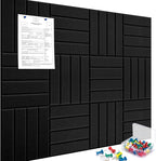 Cork Boards for Walls 48" x 36" Felt Board Alternative, 12 Pack Felt Wall Tiles Bulletin Board, Large Cork Board for Office Pin Board Tack Board Cork Boards