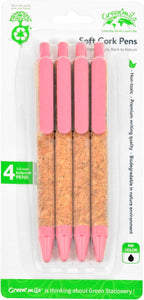 Green Mila Durable Pens, 1.0mm Ballpoint Pens Premium Writing Quality for School, Home & Daily Use - Pack of 4