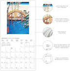 Graphique 2026 Japanese Art Collection Wall Calendar | 12” x 12” | Thick Paper | Home & Office Organizer | Large Monthly Grid | 3 Languages & Marked Holidays | 4 Month Preview Page for 2027