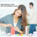 Yahenda Invisible Tapes, 96 Rolls 0.75x1000 Inches Clear Matte Finish Tape Refill for Dispenser for Office Home School Use, Engineered for Repairing Correction and Labeling