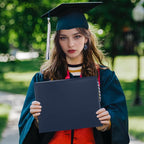 Diploma Cover 8.5” x11” Diploma Holder of Graduation Leatherette Padded Certificate（Tent Style