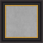 Amanti Art Black Framed Magnetic Board 22x22 Small Vision Board for use with Magnets, 100% Metal Sheet to Display Items as Office Decor or for Home Organization in mudroom, Kitchen or Kids Room