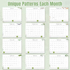 Gannyfer Desk Calendar 2026 with Desktop Mat, Simplified Large 22" x 17" Desktop Pad Calendar, 18 Month Desk Calendar, Use Now to Dec 2026, Office Supplies Perfect for Home School and Office - Green