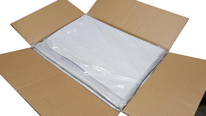 iMBAPrice 250 - 19x24 Premium Matte Finish White Poly Mailers Envelopes Bags (iMBA-7PM-250)