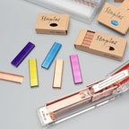 NatSumeBasics 6000 Colored Staples Colorful 26/6 Standard Staple for Desk Manual Stapler Refill, 1000 Per Color, for Office Supplies Accessories (Colorful)