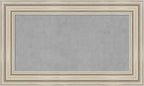 Amanti Art Silver Framed Magnetic Board 18x30 Small Vision Board for use with Magnets, 100% Metal Sheet to Display Items as Office Decor or for Home Organization in mudroom, Kitchen or Kids Room