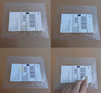 RyhamPaper Packing List Envelopes, Clear 7.5" x 5.5" Self Adhesive Shipping Labels Envelope Pouches (100 PCS)