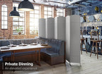 Sorbus 8 Panel Room Divider 6 ft. Tall - Privacy Screen, Extra Wide Double Hinged Panels, Mesh Hand-Woven Design, Partition Room Dividers and Folding Privacy Screens, Wall Divider for Room Separation