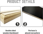 Mini Chalkboard Signs,Small Chalkboard Signs with Stand,Desktop Chalk Board (1 Pack 8x6 in
