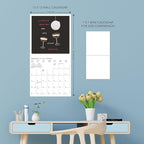 Graphique 2026 Simple Joys Wall Calendar | 12” x 12” | Thick Paper | Home & Office Organizer | Large Monthly Grid | 3 Languages & Marked Holidays | 4 Month Preview Page for 2027