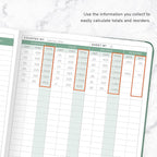 Clever Fox Inventory & Sales Log Book for Small Business – Inventory Ledger Book, Inventory Notebook, Order Tracker Book for Purchases, Sales & Reorders – Undated, Hardcover, A5, Dark Green