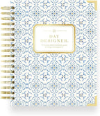 Day Designer 2026 Weekly Planner – Premium Planner for Stylish Organization. Combines Weekly & Monthly Calendars, Daily Schedule, Notes Pages, Goal Setting, Stickers, Pocket & More. Elegant Laminated Cover with Gold Accents (Casa Bella Design - 2026)