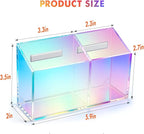 BEYGORM Magnetic Dry Erase Marker Holder for Whiteboard,Non-slip Acrylic Magnet Pen Holder for Fridge Refrigerator,Locker Organizer for Work,Locker Accessories,Pencil Cup for Desk(Colorful)