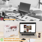 Mail Organizer Countertop Kitchen-White Mail Holder Countertop Drawers Wood Desk Drawer Tabletop Storage Organization Pen Holder Letter Sorter Makeup Organizer for School Home Office Supplies