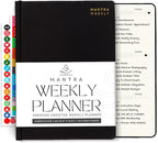 Mantra Planner 2026 Planner, Daily Journal & Gratitude Journal All-In-One with To Do List, Self Care Prompts & Habit Tracker - 5.8 x 8.3 - Black