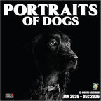 RED EMBER Portraits of Dogs 2026 Wall Calendar 12 Month | 12" x 24" Open | Thick & Sturdy Paper | Holiday Gift | Art Cute Puppy Dog Calendar 2026