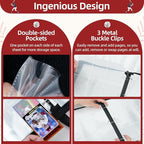 1080 Pockets Baseball Card Binder 9 Pocket, Trading Card Binder With 60 Removable Sleeves, Baseball Card Holder Sports Card Collection Binder Top Loader Binder For MTG, TCG, Game Gifts For Boys