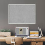 Amanti Art Silver Framed Magnetic Board 21x29 Medium Vision Board for use with Magnets, 100% Metal Sheet to Display Items as Office Decor or for Home Organization in mudroom, Kitchen or Kids Room
