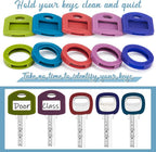 Blulu 80 Pcs Key Labels Key Color Covers Caps Tags Covers Set Plastic Keys Identifier Rings Toppers for Tags Organization House, 2 Styles(Vintage Color)