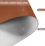 Zinkooat Dresser Cover Top - Can Be Used On Both Sides Waterproof and Easy to Clean Good Flatness Used for Dresser Table(Brown+Gray 16x72)